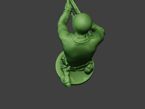 american soldier ww2 shoot crouch4 a12 Modelo de impresión 3D