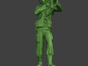 american soldier ww2 shoot stand2 a12 3D 프린트 모델