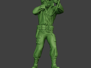 american soldier ww2 shoot stand3 a12 3D-Druckmodell
