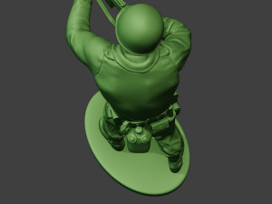 american soldier ww2 shoot stand3 a12 3D-Druckmodell