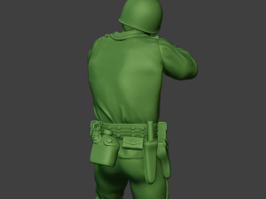 american soldier ww2 shoot stand3 a12 3D-Druckmodell