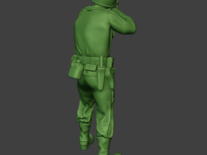 american soldier ww2 shoot stand3 a12 3D-Druckmodell