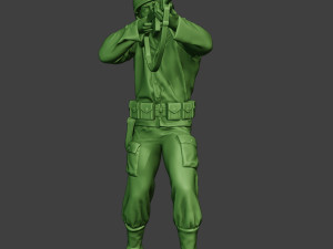 american soldier ww2 shoot stand3 a12 3D-Druckmodell