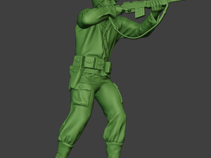 american soldier ww2 shoot stand3 a12 3D-Druckmodell