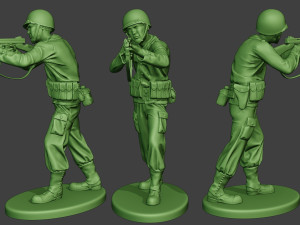 american soldiers ww2 a12 pack 1 Model do druku 3D