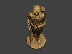 russian soldier ww2 attention r1 Modèles 3D en vedette