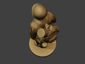 russian soldier ww2 attention r1 Modèles 3D en vedette