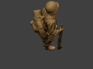 russian soldier ww2 attention r1 Modèles 3D en vedette