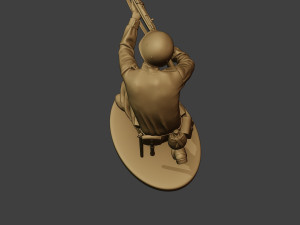 russian soldier ww2 shoot crouch r1 3D Print Model
