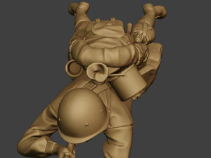 russian soldier ww2 shoot lying r1 3D Print Model