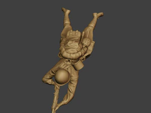 russian soldier ww2 shoot lying r1 3D Print Model