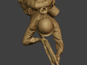 russian soldier ww2 shoot lying r1 3D Print Model