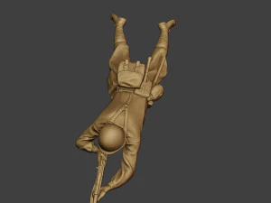 soldat russe ww2 tirer couch&eacute;2 r1 Modèles 3D en vedette