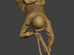 soldat russe ww2 tirer couch&eacute;2 r1 Modèles 3D en vedette