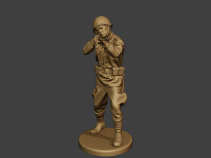 russian soldier ww2 shoot stand r1 3D Print Model