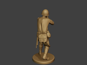 russian soldier ww2 shoot stand2 r1 Modelo de Impressão 3D