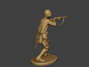 russian soldier ww2 shoot stand2 r1 Modelo de Impressão 3D