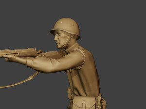 russian soldier ww2 shoot stand2 r1 Modelo de Impressão 3D
