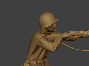 russian soldier ww2 shoot stand2 r1 Modelo de Impressão 3D