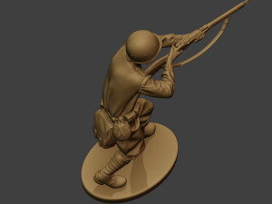 russian soldier ww2 shoot stand2 r1 Modelo de Impressão 3D