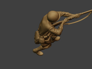 russian soldier ww2 shoot stand2 r1 Modelo de Impressão 3D