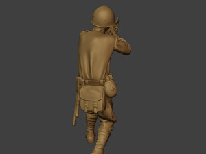 russian soldier ww2 shoot stand2 r1 Modelo de Impressão 3D