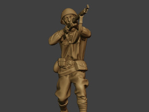 russian soldier ww2 shoot stand2 r1 Modelo de Impressão 3D