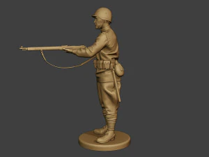 russian soldier ww2 stand2 r1 3D Print Model