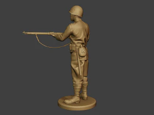 russian soldier ww2 stand2 r1 3D Print Model