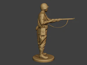 russian soldier ww2 stand2 r1 3D Print Model