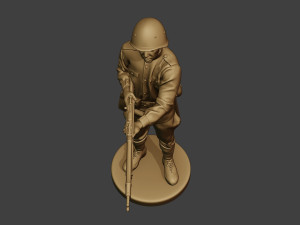 russian soldier ww2 stand2 r1 3D-printmodel