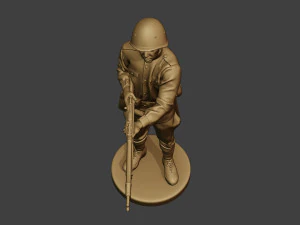 russian soldier ww2 stand2 r1 3D Print Model