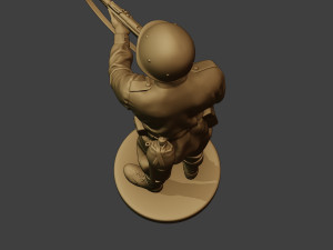 russian soldier ww2 stand2 r1 3D-printmodel