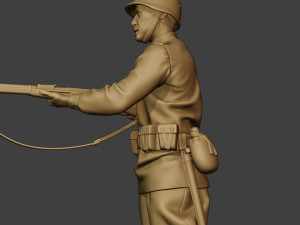 russian soldier ww2 stand2 r1 3D-printmodel