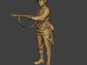 russian soldier ww2 stand2 r1 3D Print Model