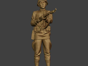 russian soldier ww2 stand2 r1 3D Print Model