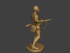 russian soldier ww2 throw grenade r1 3Dプリントモデル
