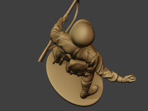russian soldier ww2 throw grenade r1 3Dプリントモデル