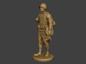 russian soldier ww2 walk r1 3D Print Model