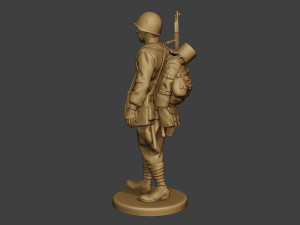 russian soldier ww2 walk r1 3D Print Model