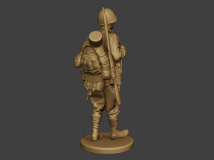 russian soldier ww2 walk r1 3D Print Model