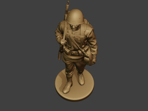 russian soldier ww2 walk r1 3D Print Model
