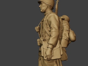 russian soldier ww2 walk r1 3D Print Model