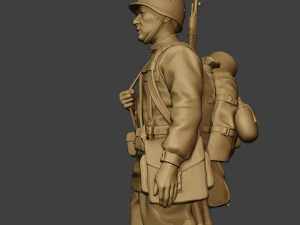 russian soldier ww2 walk r1 3D Print Model