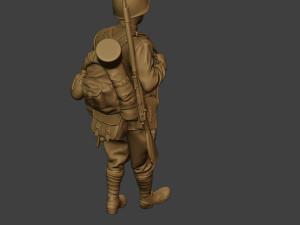 russian soldier ww2 walk r1 3D Print Model