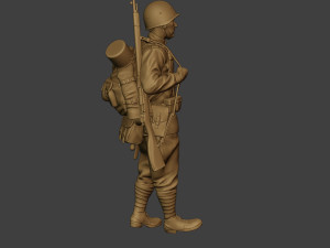 russian soldier ww2 walk r1 3D Print Model