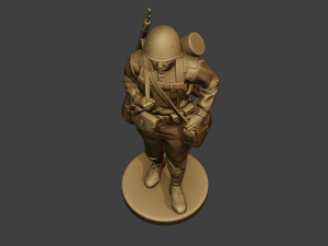 russian soldier ww2 walk2 r1 Modelo de Impressão 3D