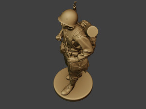 russian soldier ww2 walk2 r1 Modelo de Impressão 3D