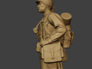 russian soldier ww2 walk2 r1 Modelo de Impressão 3D