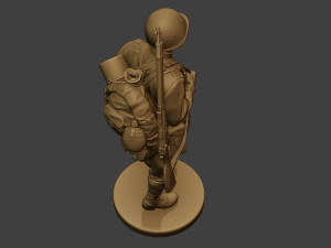 russian soldier ww2 walk2 r1 Modelo de Impressão 3D